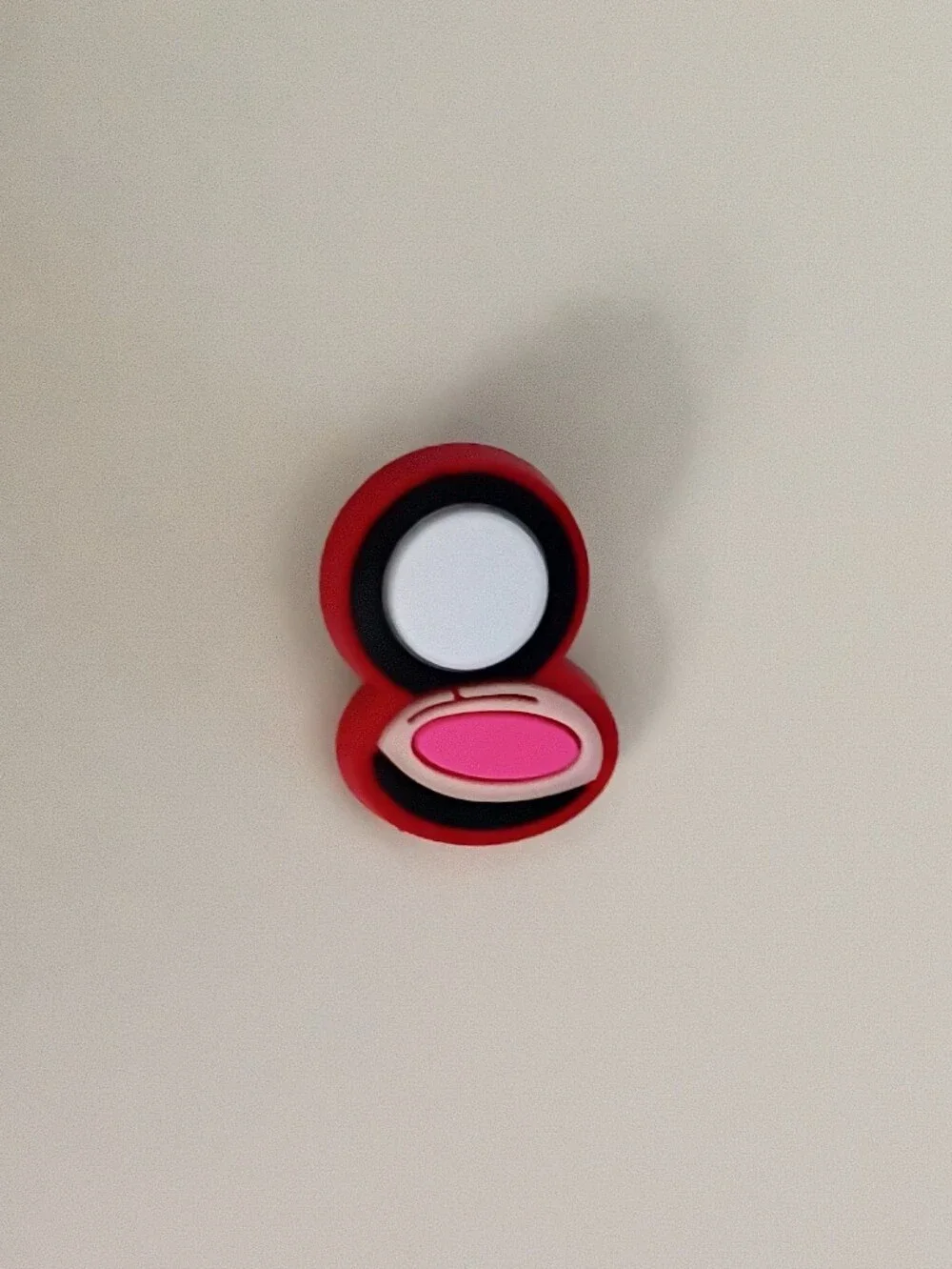 10 for $10 Jibbitz Croc Charm - Makeup Compact With Mirror & Pink Blush